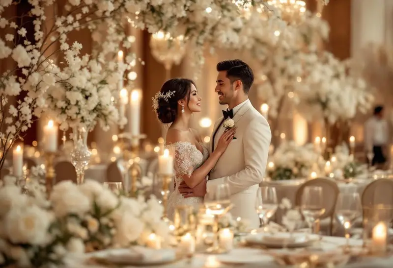 Novios en plataforma 360