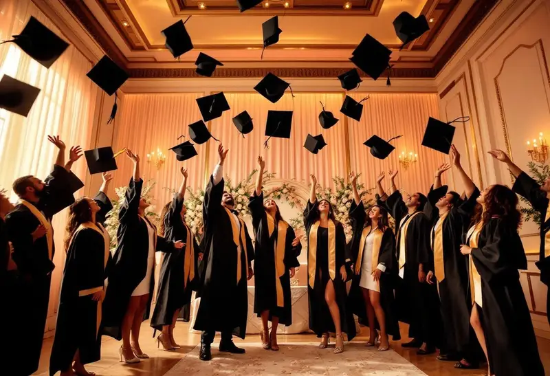 Hora loca en graduación