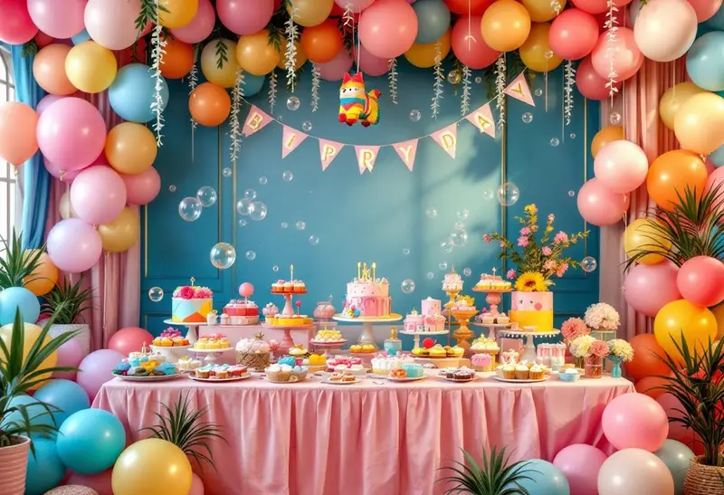 Mesa de dulces fiesta infantil