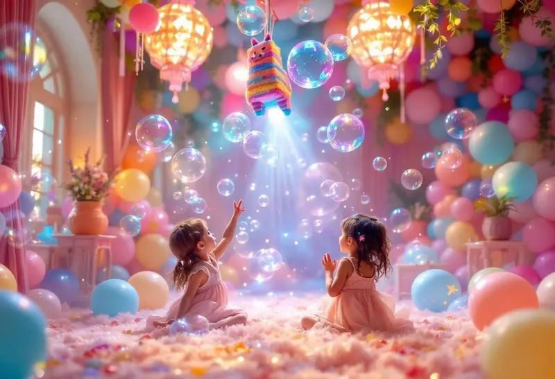 Show de burbujas gigantes para niños