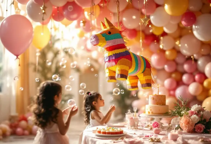 Piñata en fiesta infantil